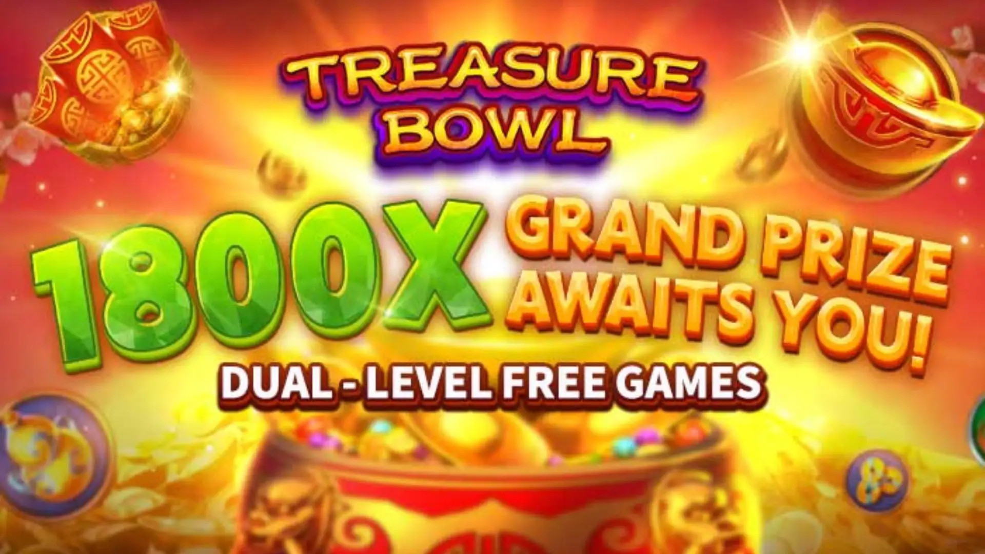 Multiplicadores Treasure Bowl kuromipg - 7777x Máximo com Tigela Dourada